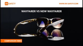 Ray Ban Original Wayfarer vs New Wayfarer  RX Safety [upl. by Anilys]