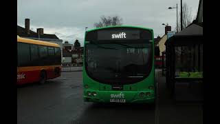 Buses in Uttoxeter Saturday 3rd February 2024 [upl. by Nnayar]