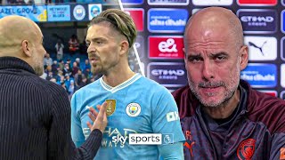 I do it for the cameras For my ego 🙄  Pep RESPONDS to treatment of Jack Grealish [upl. by Fadden]