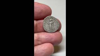 Domitian RIC 669 Date 8889 AD Silver Denarius Rome Minerva Spear Thunderbolt [upl. by Akimit]