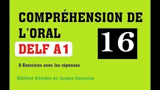 DELF A1  Compréhension de loral no 16 [upl. by Ingrim623]