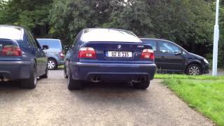 E39 M5s FMU with SS Xpipe v Supersprint exhaust amp xpipe [upl. by Adaline]