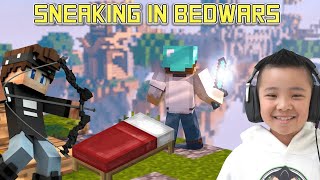 Sneaking In Bedwars Minecraft CKN Gaming [upl. by Azila]