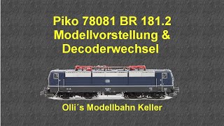 Piko 51341 BR 1812 Produktvorstellung und Umbau auf ESU Lokpilot V4 [upl. by Leilani]