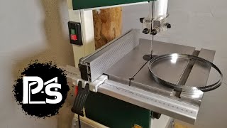 Wie wechselt man ein Sägeband  Worauf muss man achten   Bandsäge bandsaw Sabre 250 [upl. by Eissim]