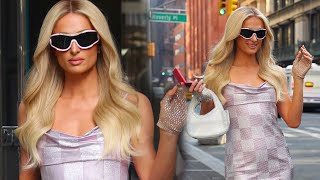 Paris Hilton Out for promoting the new Motorola Razr [upl. by Mellman787]