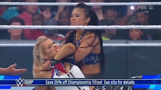 247 HELL IN THE CELL WWE LIVE  LACEY EVANS VS XIA LI [upl. by Vonni]