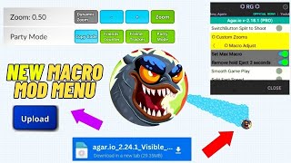 Agario Macro New Full Control Mod Menu with Xelahot Zoom  LagFree iOSAndroid [upl. by Syned713]