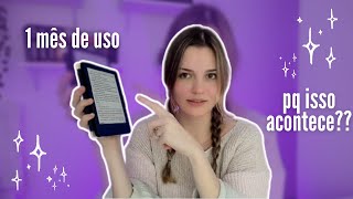 review kindle 11ª geração após 1 mês de uso [upl. by Eecyaj]