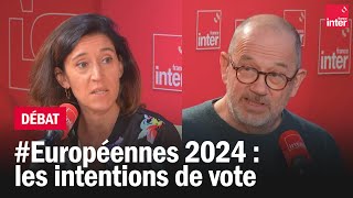 Européennes 2024  les intentions de vote  Nathalie Schuck x Thomas Legrand [upl. by Chariot]