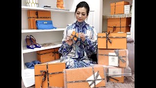 Hermes UNBOXING Cosmetics Sandals T shirt Pop H earrings amp Clients Hauls  FashionVlog 7 [upl. by Muhammad112]