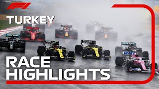 2020 Turkish Grand Prix Race Highlights [upl. by Neelhtak]