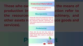 Dialectical Materialism bourgeoisie vs Proletariat Class [upl. by Gonzalez485]