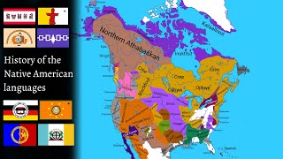 History of the Native North American languages Timeline [upl. by Anaehr]