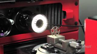 Video Measurement on an Optical Comparator [upl. by Booma]