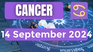 Cancer horoscope  Cancer Horoscope for Today 14 September 2024 [upl. by Margarete]