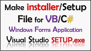 How to create an installer for visual studio application using NSIS  setup installation file [upl. by Eelyme]