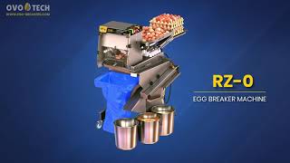 RZ0 egg breaker and yolkwhite separator by OVOTECH [upl. by Ylra508]