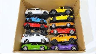 BOX FULL OF Model Cars Honda Civic Bugatti Divo McLaren 650s Audi Rs7 Ford Raptor Ferrari sf90 [upl. by Adriena873]