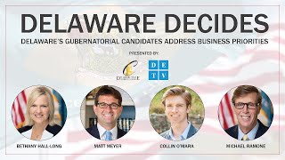 Delaware State Chamber of Commerce amp DETV present “Delaware Decides” Candidate Forum [upl. by Andel]