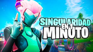 LA HISTORIA DE SINGULARIDAD EN 1 MINUTO  FORTNITE [upl. by Inalaeham800]