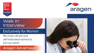 Walkin interview  Women Exclusive pharmajobs [upl. by Acysej]