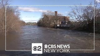 Rising Passaic River prompting more fears of flooding in Paterson NJ [upl. by Scuram]