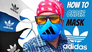 HOW TO ORDER amp SIGNUP ACCOUNT for  ADIDAS FACE MASK  ONLINE  Medium amp Large SIZE  IN INDIA 2021 [upl. by Hsakaa]