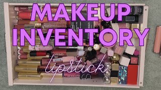 MAKEUP INVENTORY 2024  Lipstick Collection  Part Twelve [upl. by Deehsar]