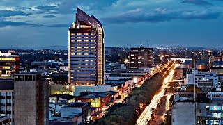 LUSAKA ZAMBIA  HD AERIAL VIEW [upl. by Liakim]