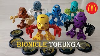 Lego Bionicle Tohunga  colección completa McDonalds 2001 REVIEW bionicle mcdonalds lego [upl. by Onyx]