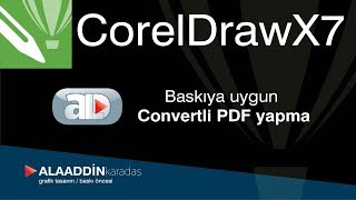 Corel Draw PDF Yapma Baskıya Uygun Convertli PDF [upl. by Anitsyrc497]