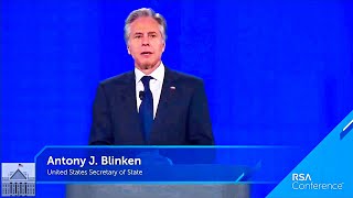 Antony Blinkens EPIC Speech at RSA Conference 2024 in San Francisco [upl. by Aric]