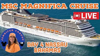 🔴LIVE MSC Day 4 Nassau Bahamas Tour [upl. by Nanji]