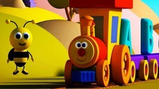 Nursery Rhymes By Kids Baby Club  Ben The Train  Ben and Bumblebee meet the Alphabets [upl. by Maida132]