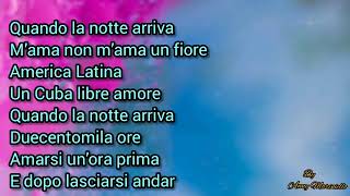 Ana Mena  Duecentomila ore Sanremo 2022 lyrics [upl. by Oirram]