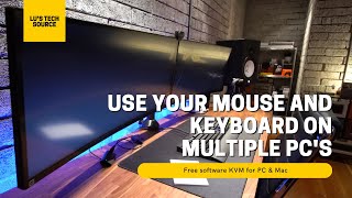 One Mouse amp Keyboard for Multiple Computers [upl. by Annaili681]