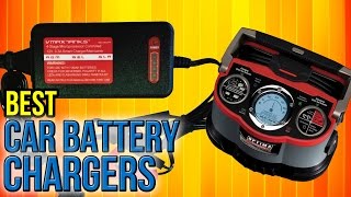 10 Best Car Battery Chargers 2017 [upl. by Dadivitan]