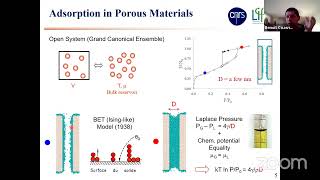 IAS Webinar 411 Benoit Coasne CNRS France [upl. by Grindlay]