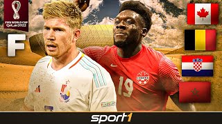 WMGruppe F Erfüllt De Bruyne endlich Belgiens TitelTraum  WM 2022 Katar  SPORT1 [upl. by Heloise]