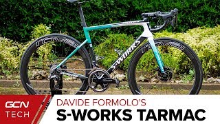 Davide Formolos Specialized SWorks Tarmac  BORAHansgrohe Pro Bike [upl. by Wagstaff]