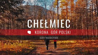 Chełmiec  jesienne wejście niebieskim szlakiem  Góry Wałbrzyskie  Korona Gór Polski  film w 4K [upl. by Rendrag803]