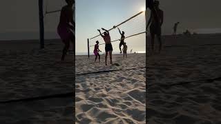 4’s Beach Volleyball with TJ Defalco and 41st Crew [upl. by Angelita203]