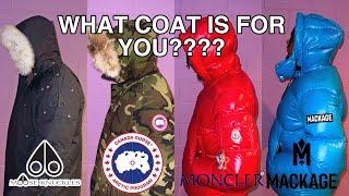 Moose Knuckles  Moncler  Mackage  Canada Goose  AUTHENTIC REVIEW amp SIZING 😨 [upl. by Moseley76]