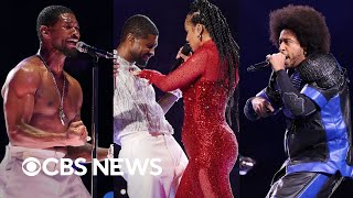 Watch Ushers Super Bowl halftime show highlights surprise guests [upl. by Hana933]