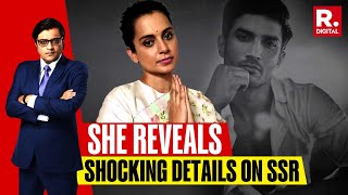 Kangana Ranaut Gives Chilling Details Of Sushant Singh Rajput  SSR Death [upl. by Kinata]