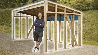 This is Almost Too Easy  I Made a Simple Shed Using Only Decking Boards [upl. by Irep566]