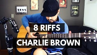 8 Riffs do Charlie Brown no Violão  Tiago Contieri VEDA06 [upl. by Kano]