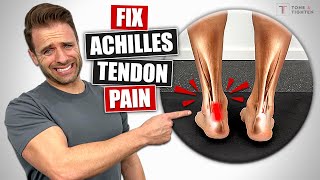 Heal Your Achilles Tendonitis At Home Achilles Tendon Treatment [upl. by Annodam]