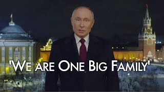 We are together The most reliable guarantee of the future of Russia Putins New Year message [upl. by Ettezzus]